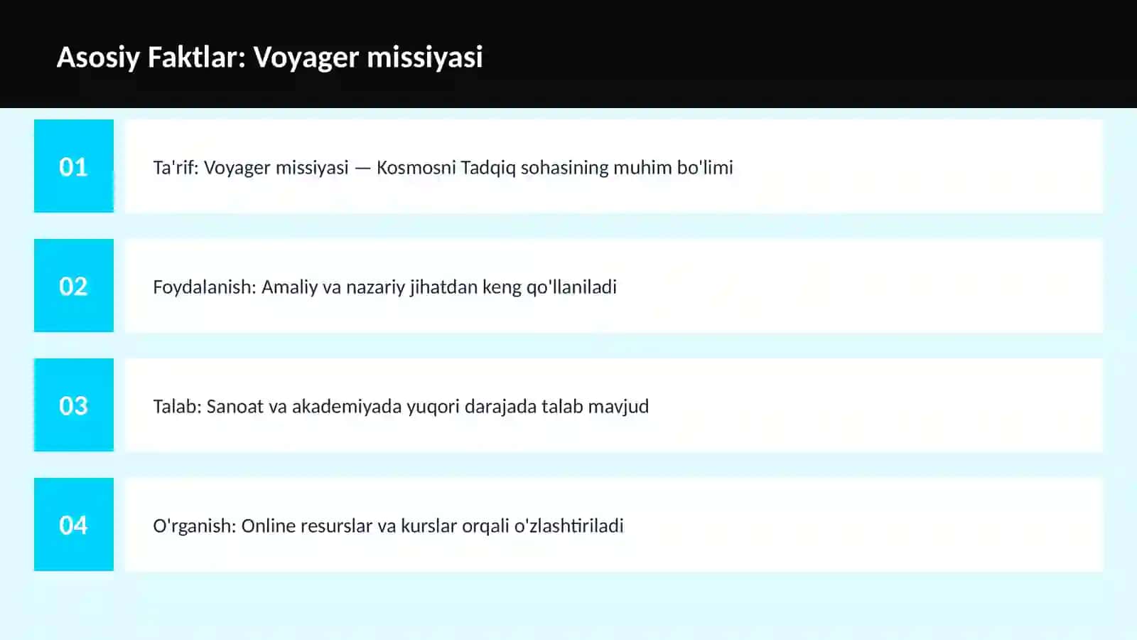Voyager missiyasi 3
