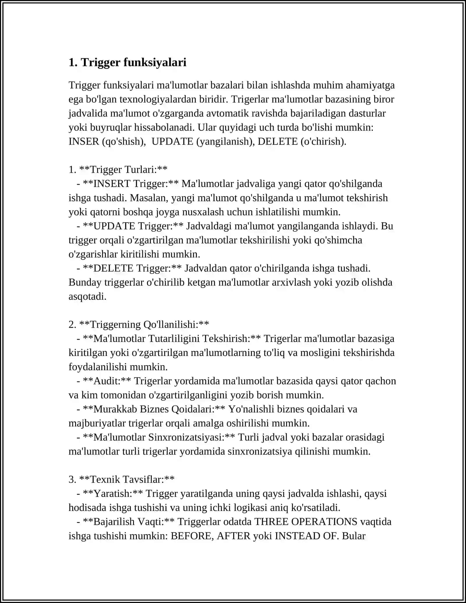TRIGGER 3