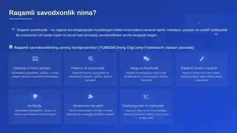 Raqamli savodxonlik Internetdan xavfsiz foydalanish haqida slayd prezentatsiya 3