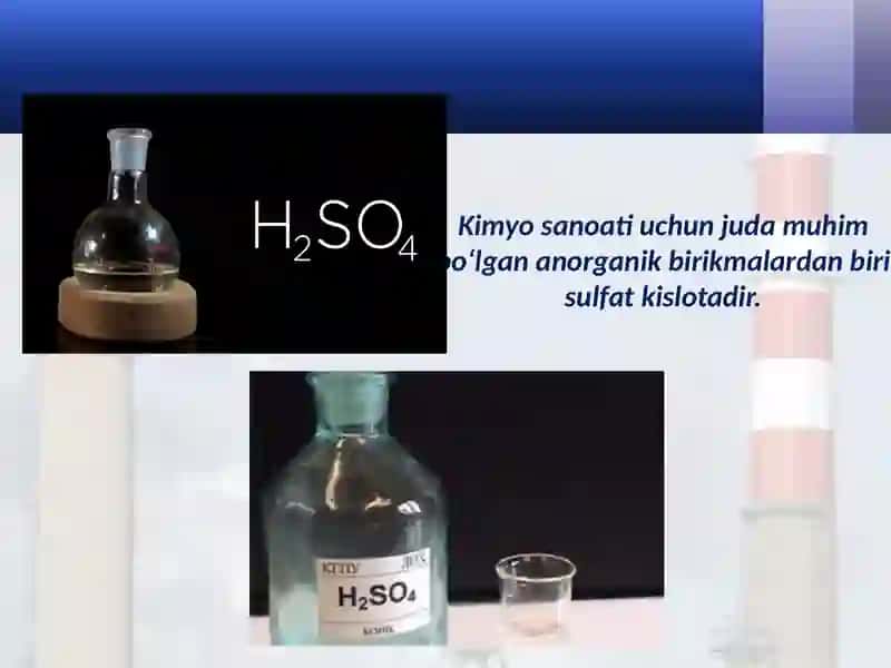 Sanoatda sulfat kislota ishlab chiqarish 3
