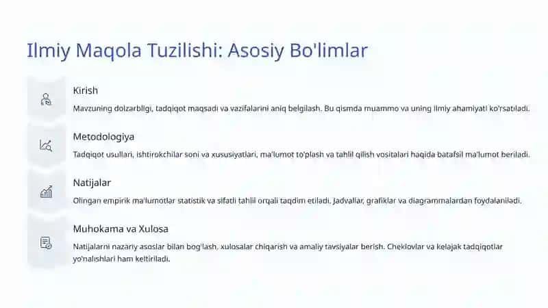 Psixologiyada Ilmiy Maqola Yozish: Bosqichlar va Metodlar 3