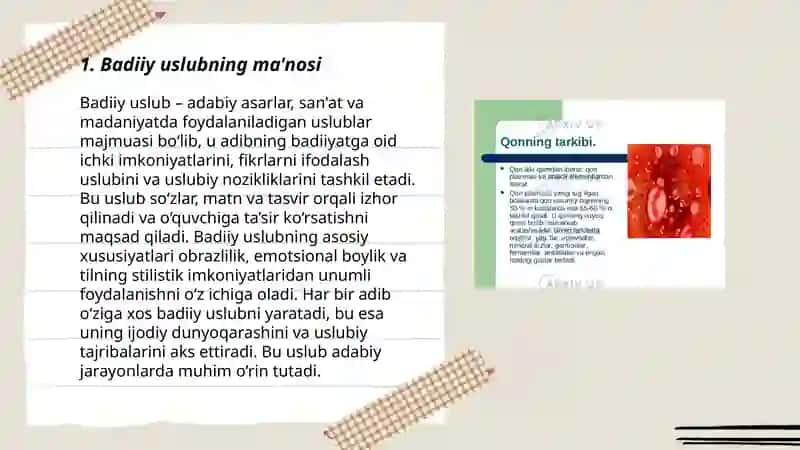 Badiiy uslub va uning xususiyatlari by Erkinjonova Dilnavoz 3