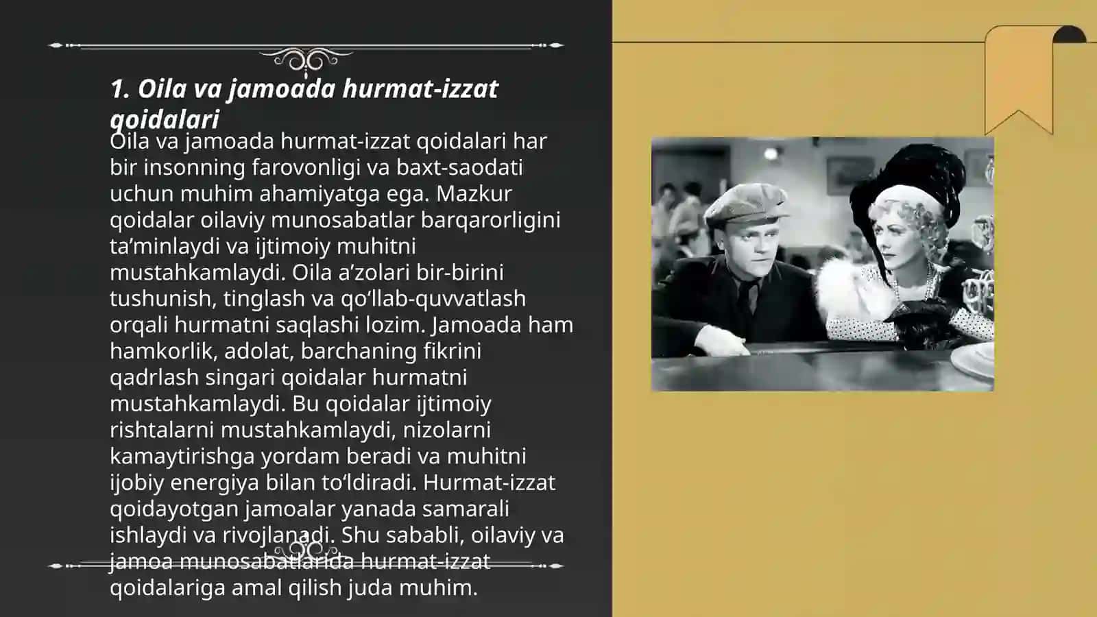O'zbek xalqining muomala madaniyati va axloqiy me'yorlari 3