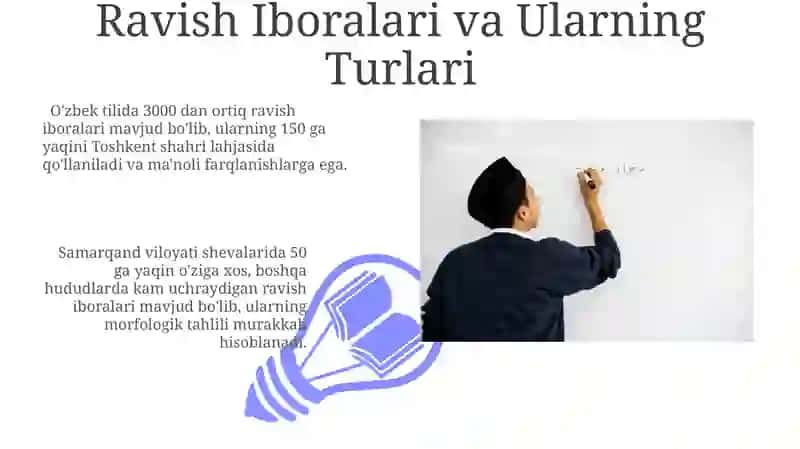 Ravish Iboralari va Ularning Turlari 3