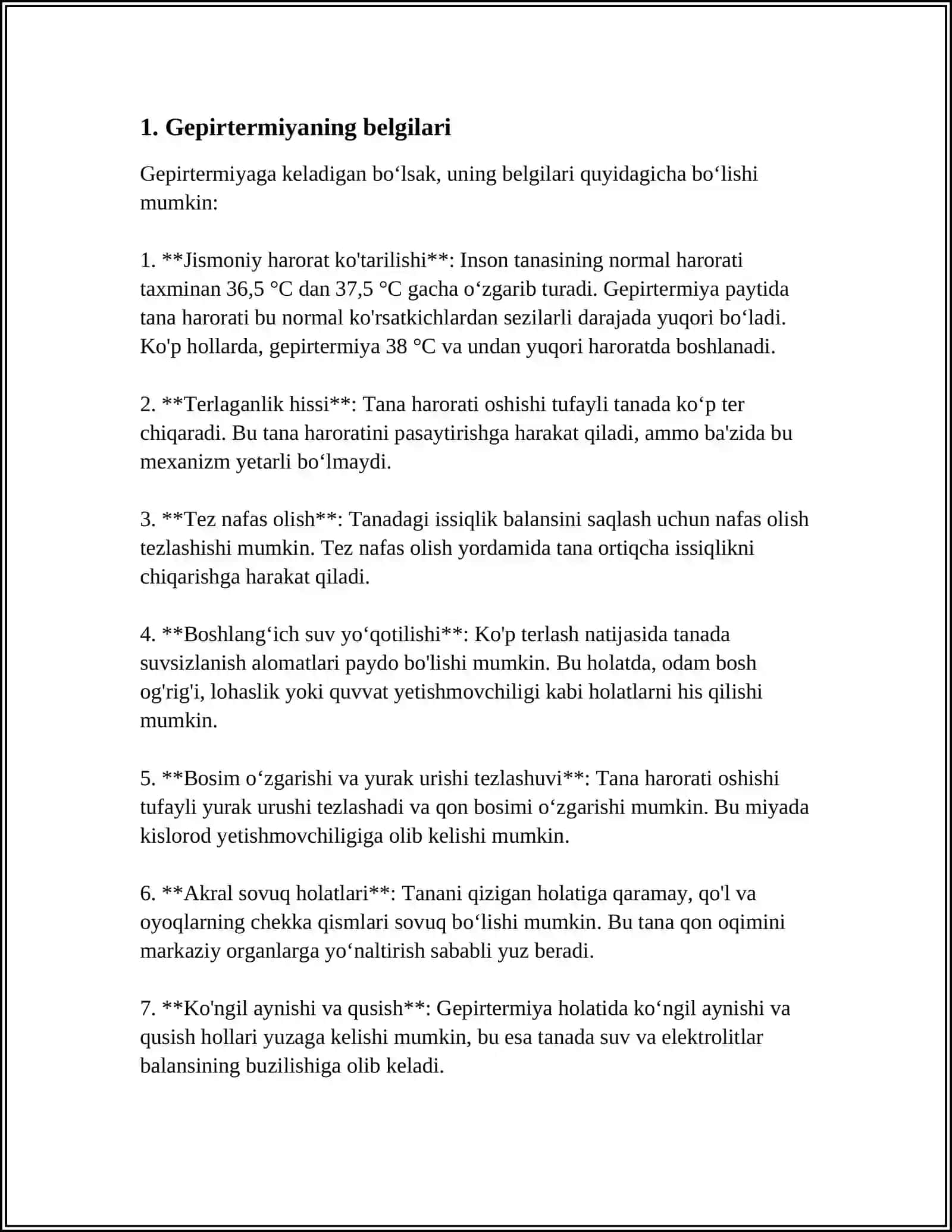BOLALARDA GEPIRTERMIYA SINDROMIDA BIRINCHI YORDAM 3
