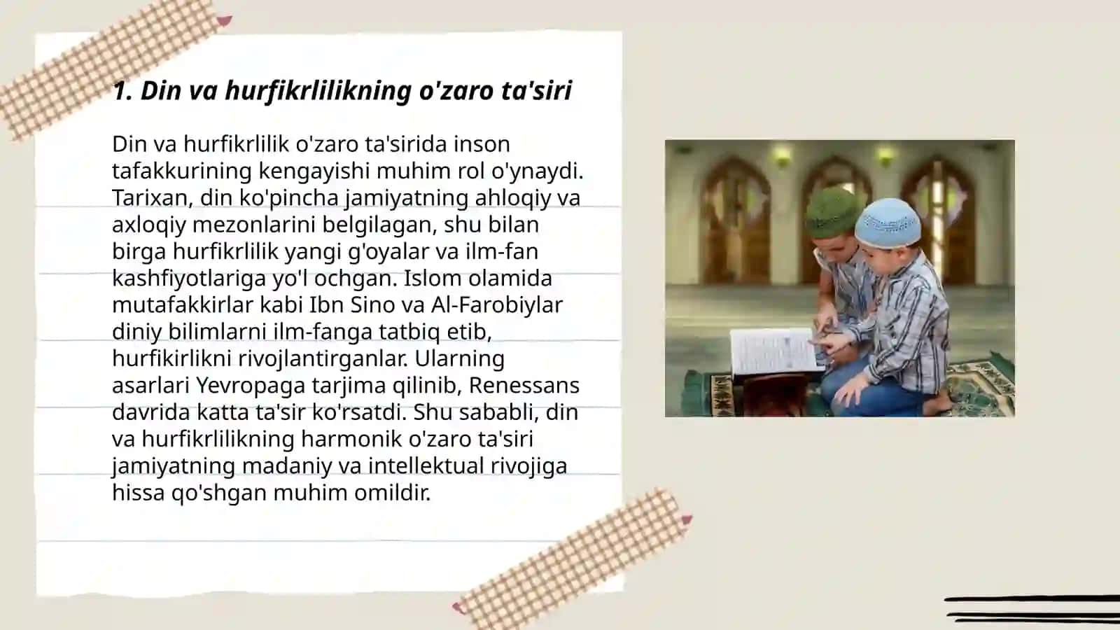 Din va hurfikrlilik 3