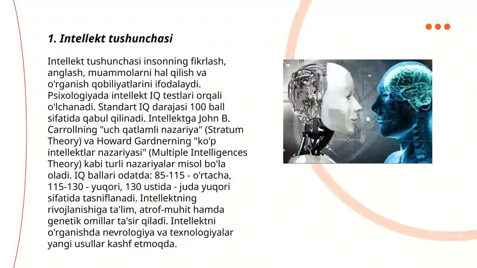 Intellekt va kreativlik nazariyasi 3