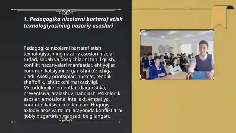 Pedagogika nizolarni bartaraf etish texnologiyasi 3