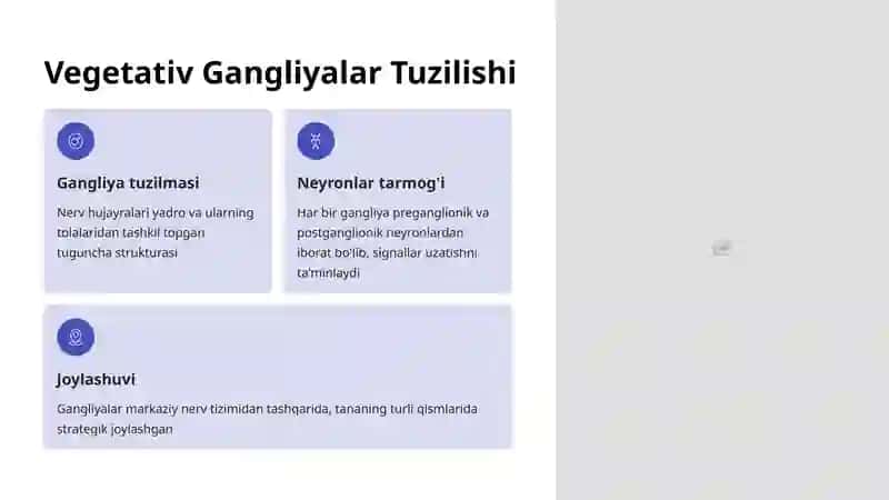 Vegetativ Gangliyalar: Tana Avtonom Nerv Tizimining Markazi 3