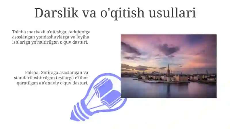 Shvetsiya -Polsha davlatlari talim tizimi va Kamprovistik tahlil 3