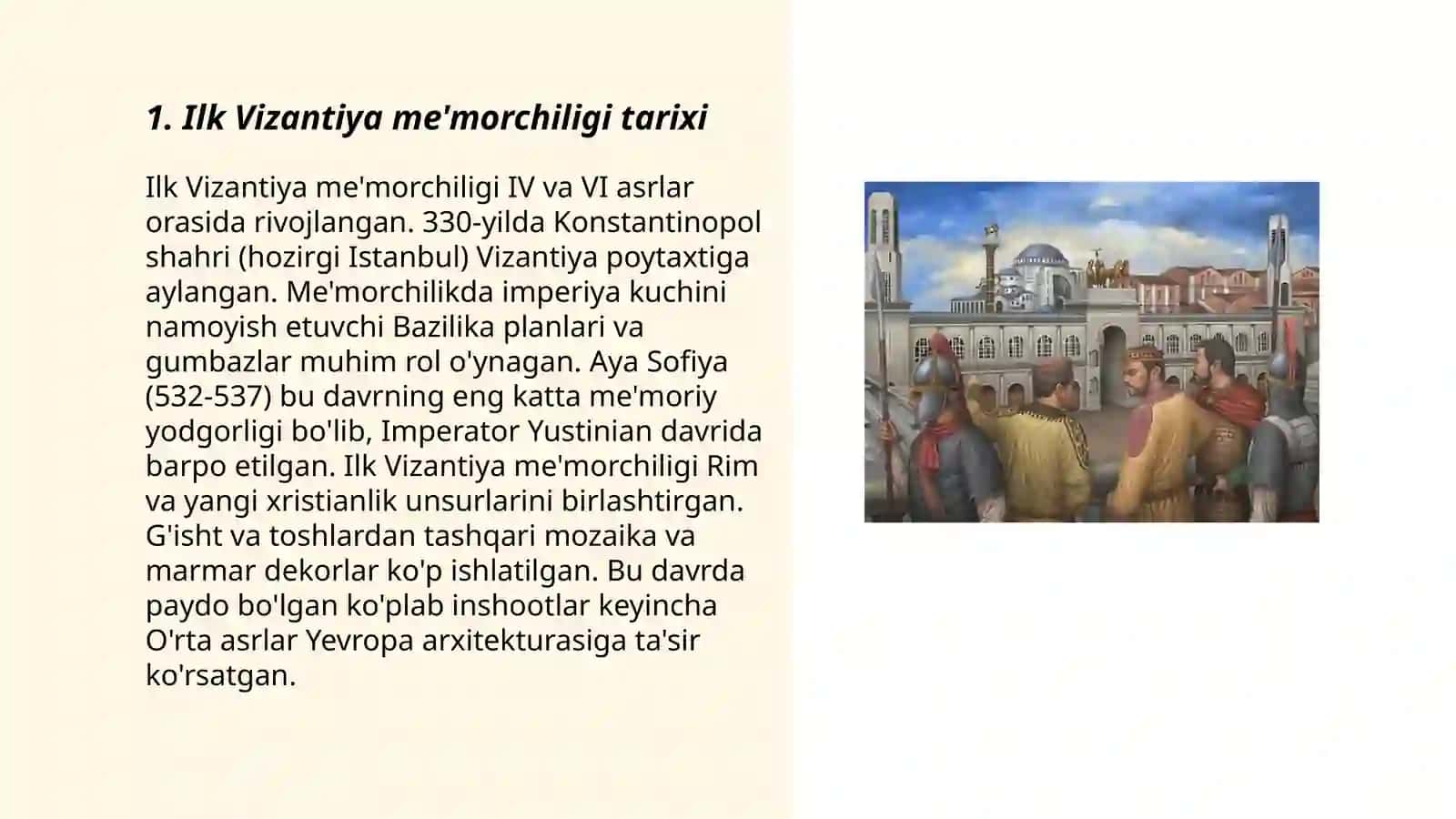 Ilk oʼrta asrlar Vizantiya meʼmorchiligi 3