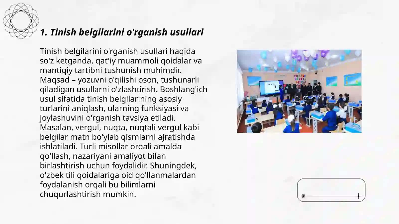 Tinish belgilarini ishlatishga oid mashqlar 3