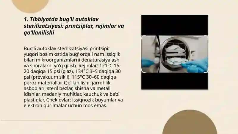 Zamonaviy Sterilizatsiya Usullari 3