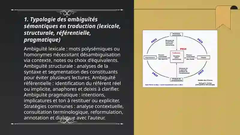 La gestion des ambiguïtés sémantiques dans la traduction 3