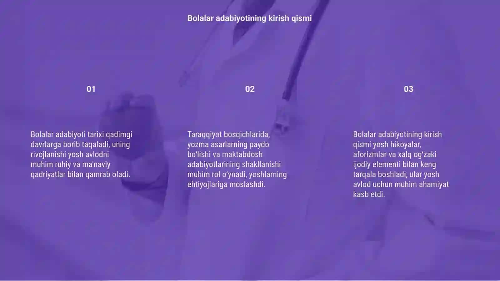 Bolalar adabiyoti tarixi, taraqqiyot bosqichlari 3