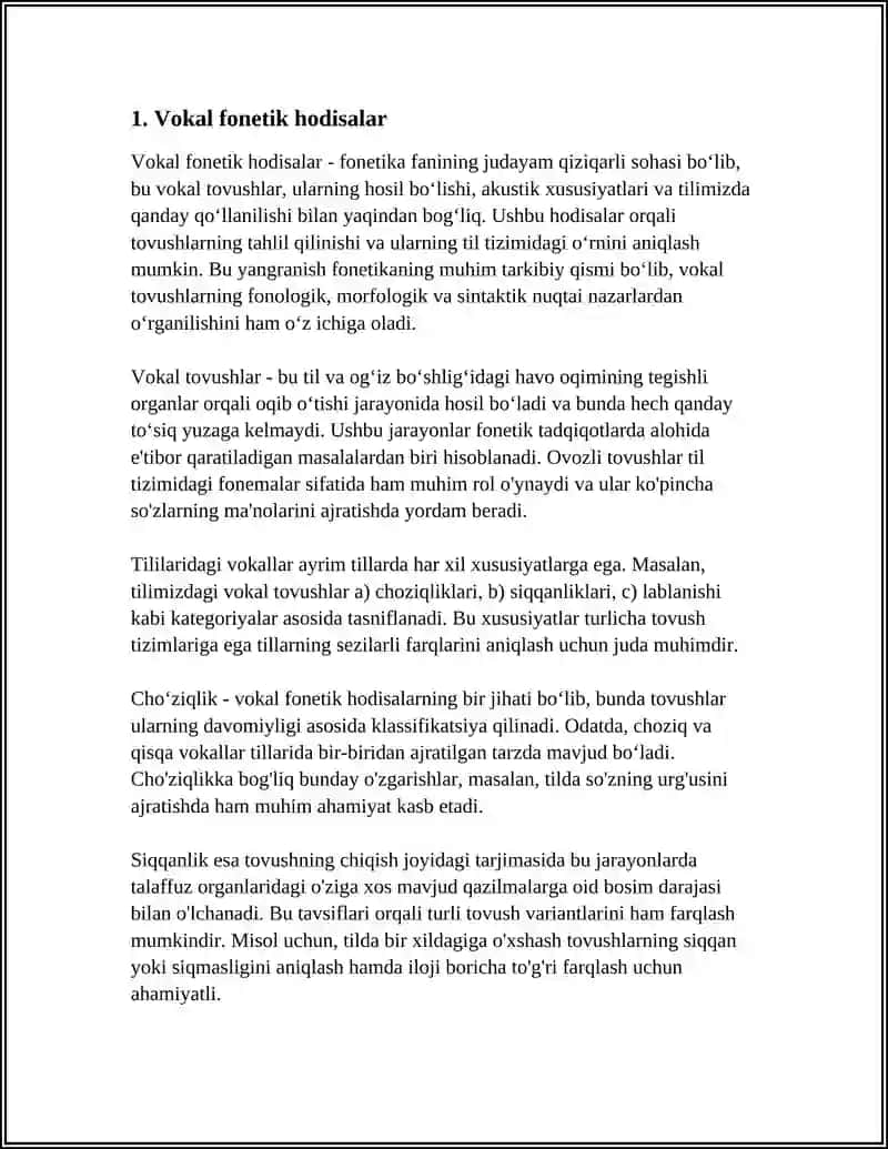 REFERAT Mavzu: NOMLARDA FONETIK HODISALAR 3