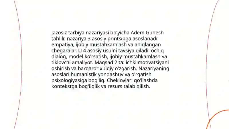 Jazosiz Tarbiya: Adem Gunesh Tahlili 3