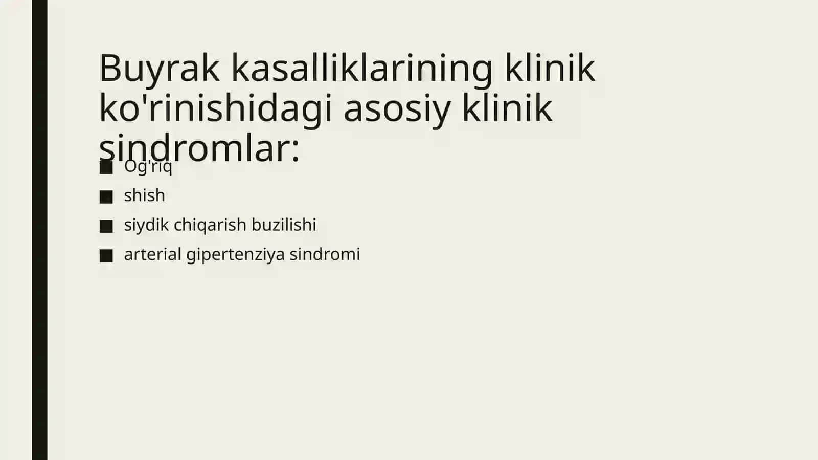 Buyrak kasalliklari bilan og'rigan bemorlarni sho'roq qilish 3
