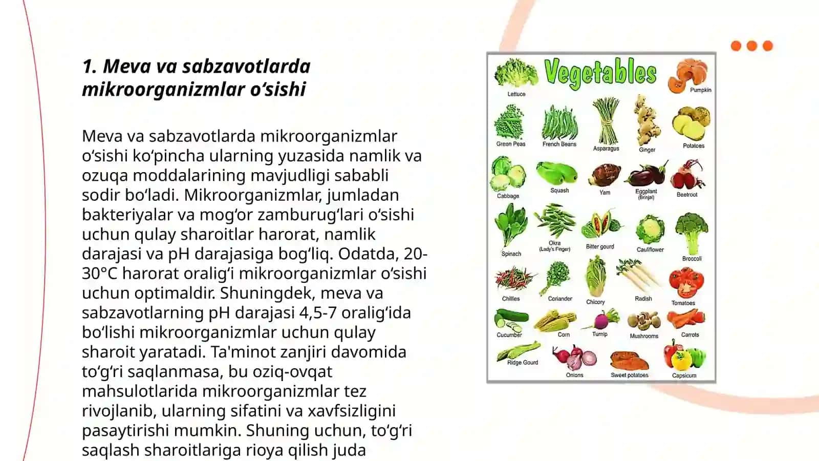 Meva va sabzavotlar mikrobiologiyasi 3