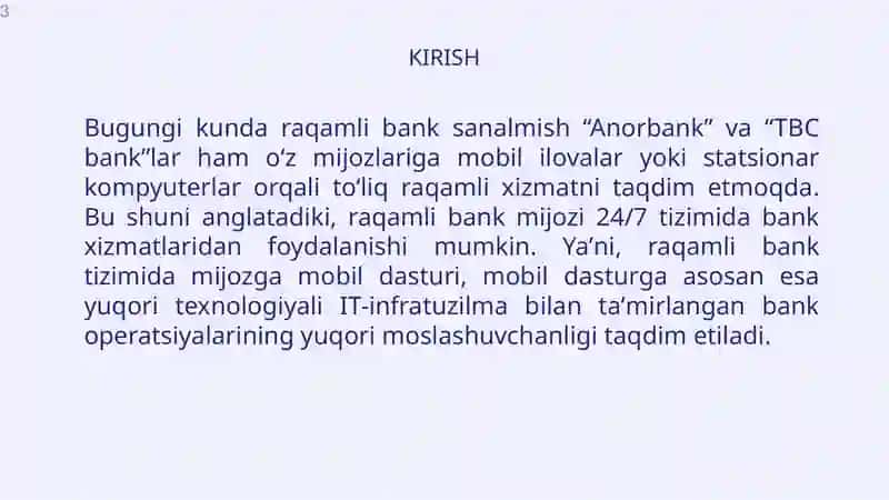 Zamonaviy raqamli bank xizmatlari va ularni rivojlantirishning ilg‘or xorij tajribasi 3