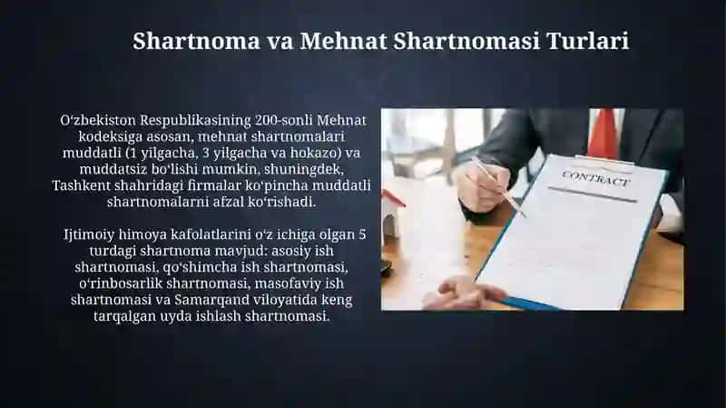 Shartnoma va Mehnat Biitimi 3