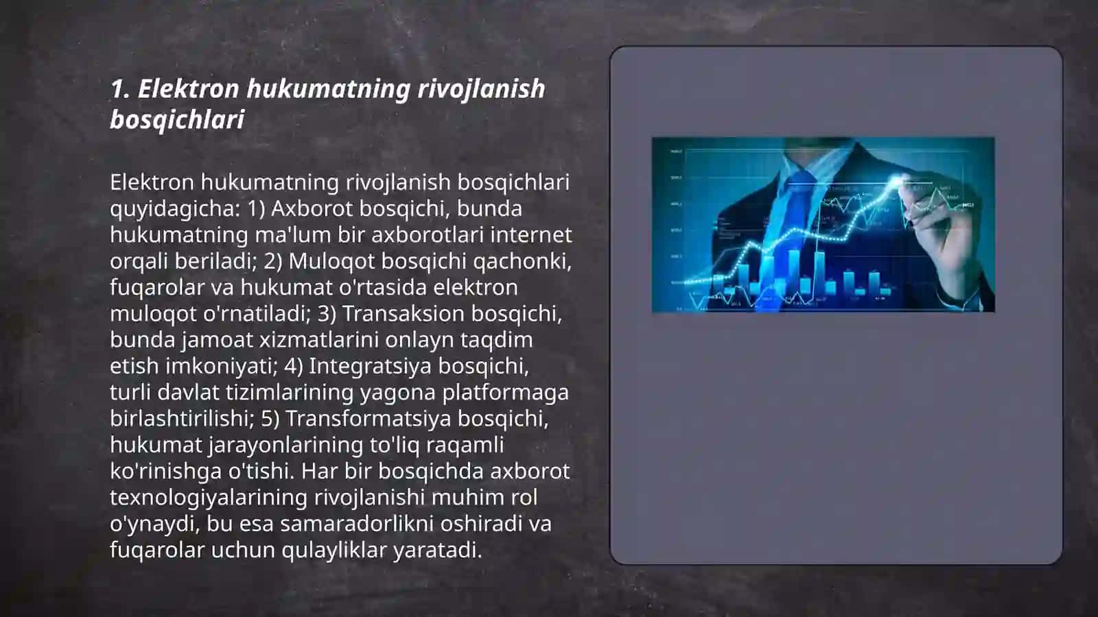 Elektron hukumatni joriy etish boyicha jahon tajribasi 3