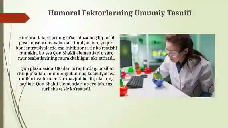 Gʻumoral Omillar Taʼsiri Ostida Qon Shakllari Elementlarining Oʻzgarishi Mexanizmlari 3