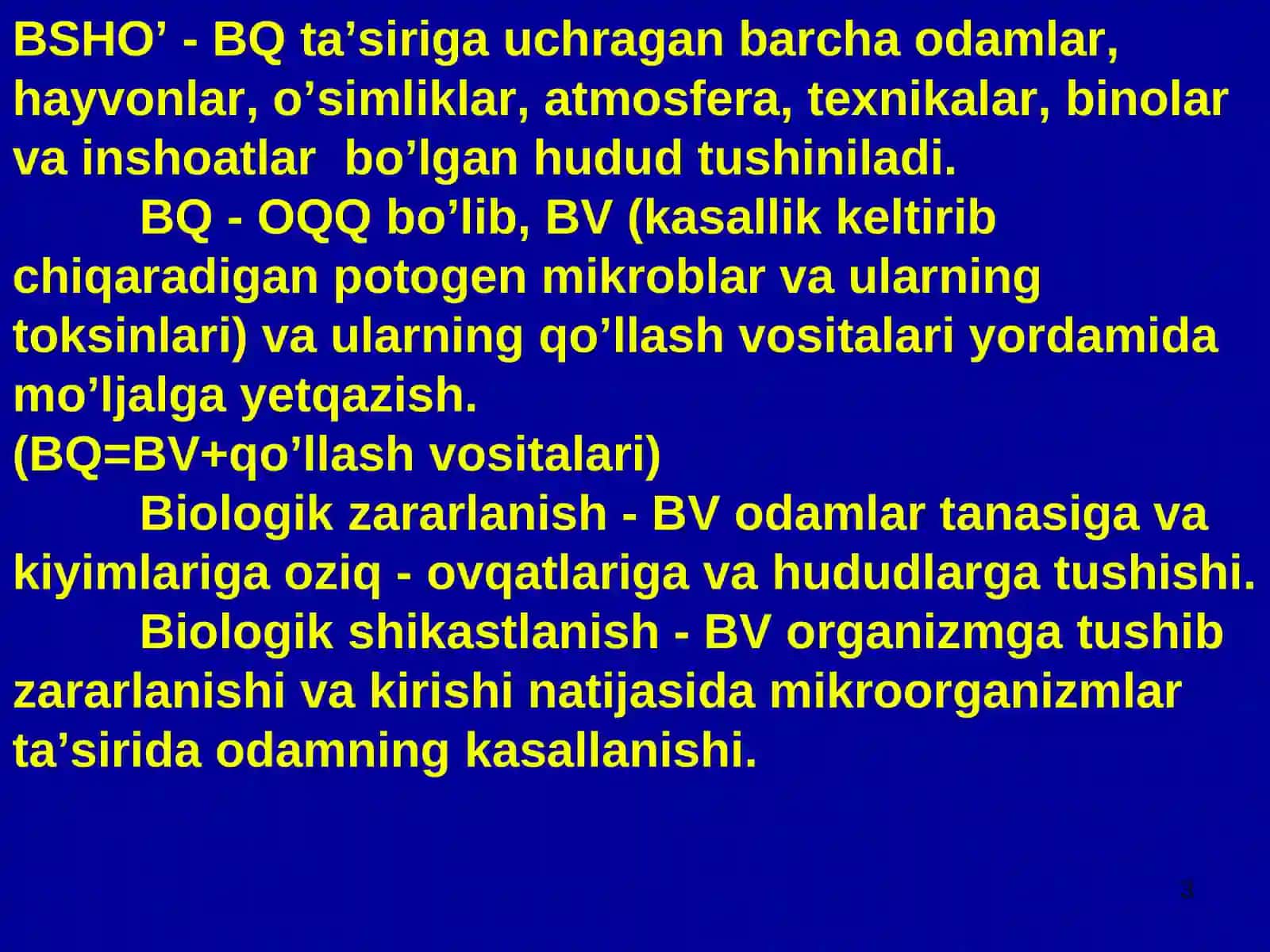 ТОShKENTPEDIATRIYТIBBIYOTINSTITUTIFUQAROMUXOFAZASIКURSI 3