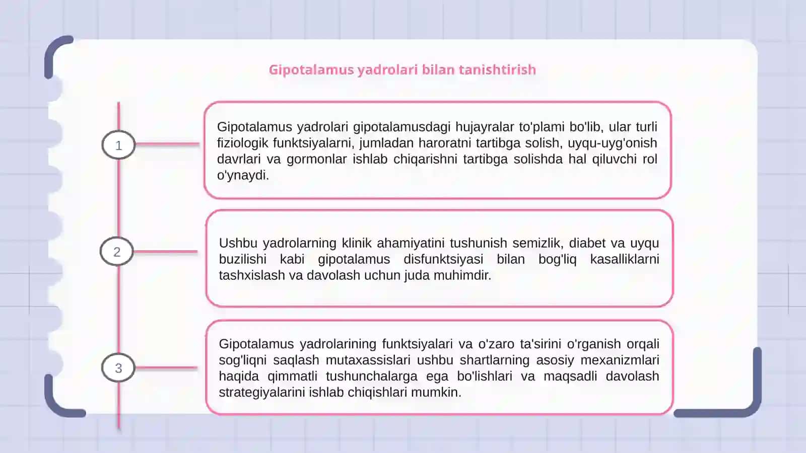 Gipotolomus oʻzaklari va ularning klinik ahamiyati 3
