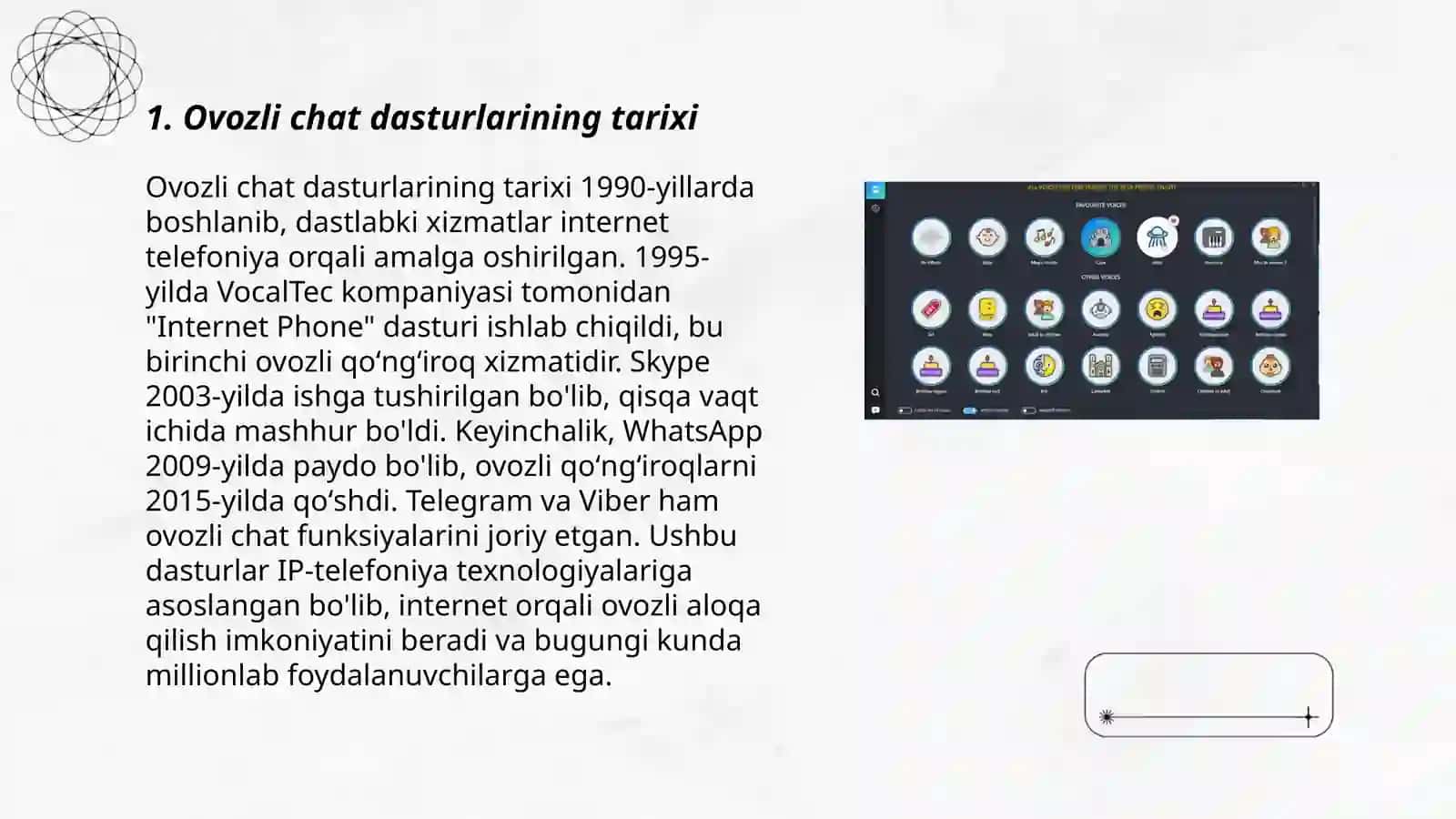 Ovozli chat dasturlari 3