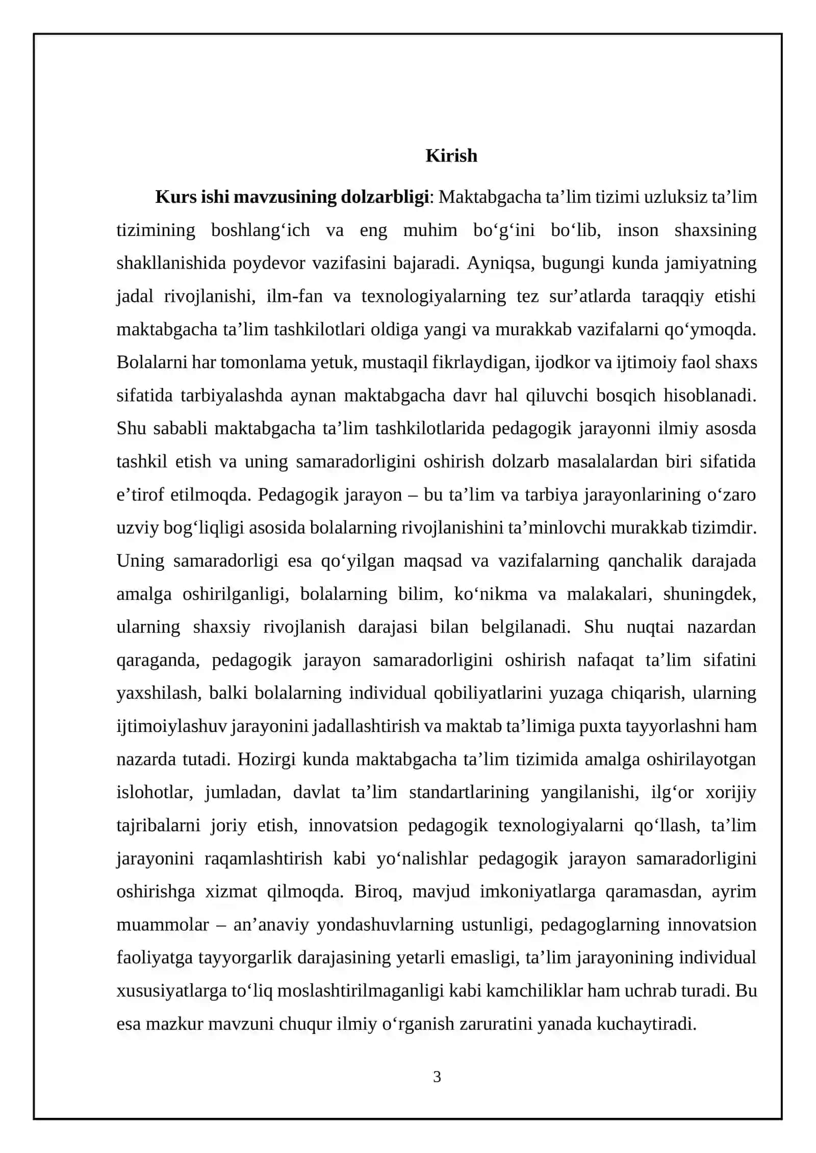 Maktabgacha ta’lim tashkilotida pedagogik jarayonning samaradorligini oshirish yo‘llari 3