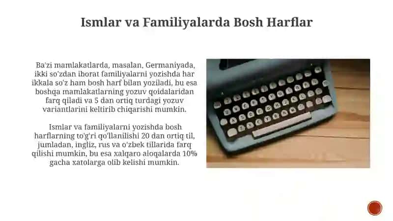 Bosh harflar imlosi 3