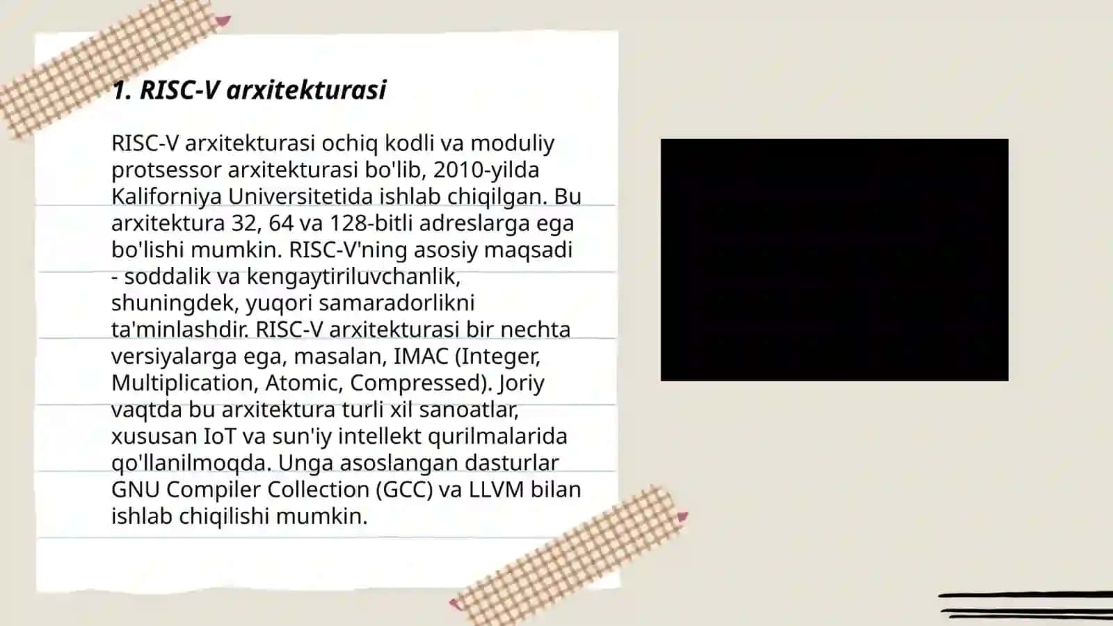 O‘rnatilgan tizimlarda qo‘llaniladigan zamonaviy protsessorlar 3