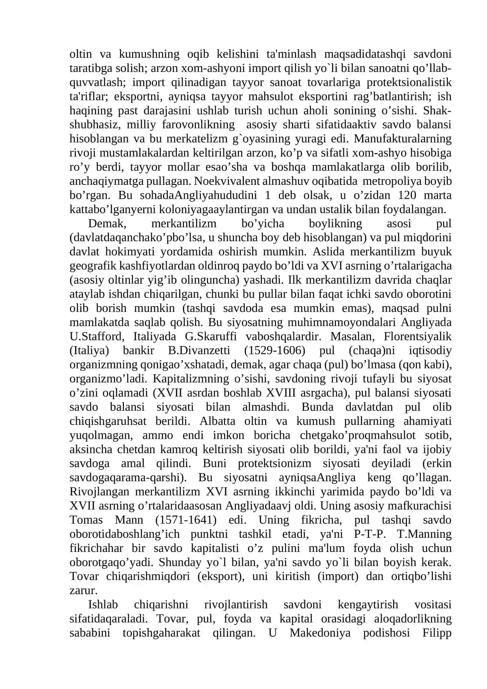 MERKАNTILIZM VА FIZIOKRАTLАR IQTISODIY TА’LIMOTLАRI 3