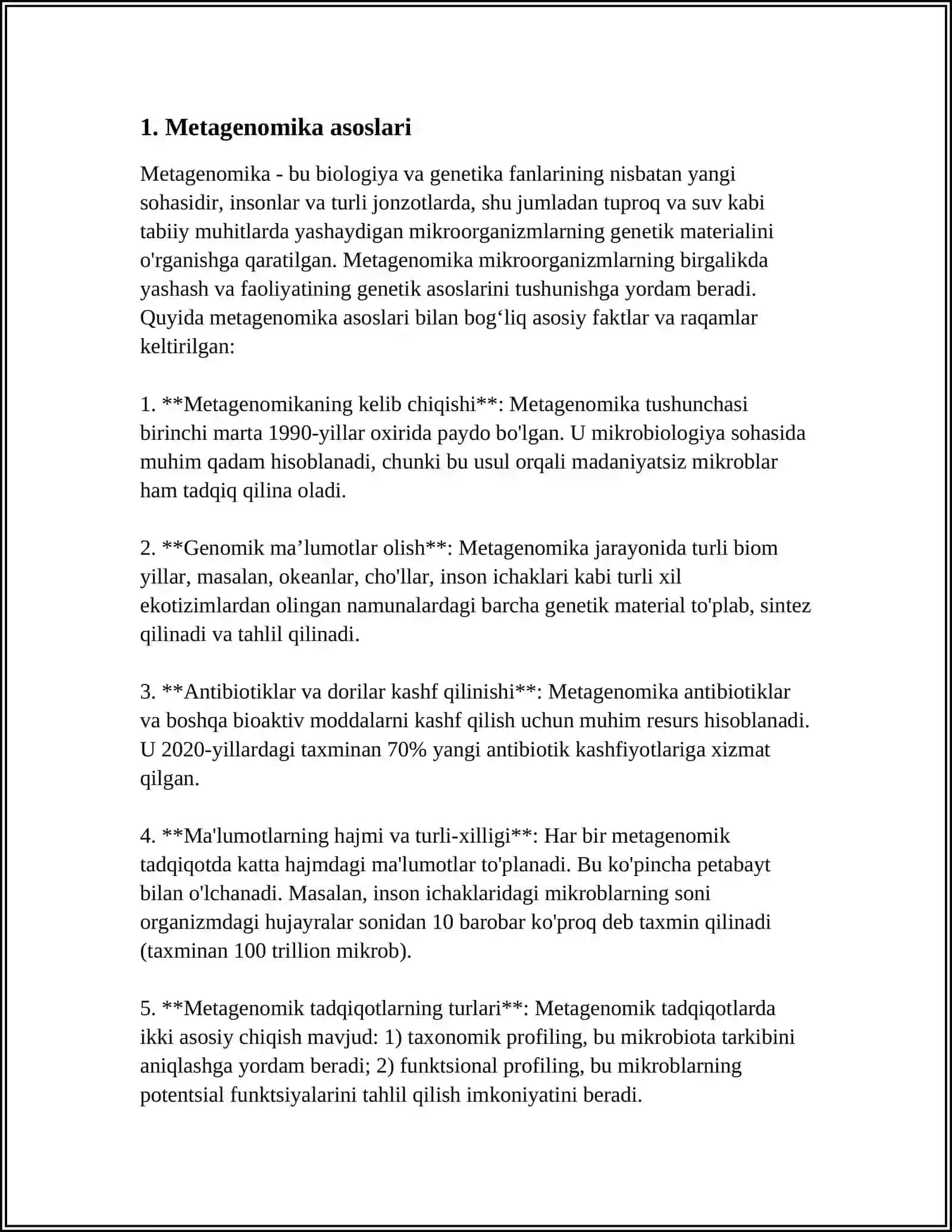 METAGENOMIKA VA MIKROBION TAHLILLARI 3