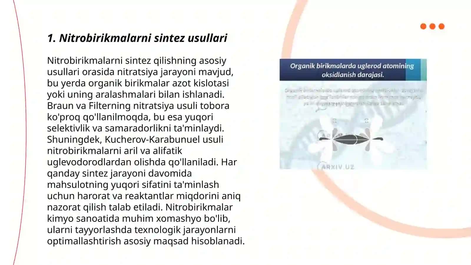 Nitrobirikmalar sintez usullari 3