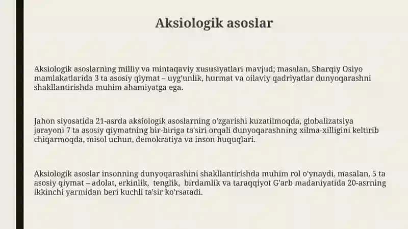 Dunyoqarashning mohiyati,tuzilishi va asosiy funksiyalari 3