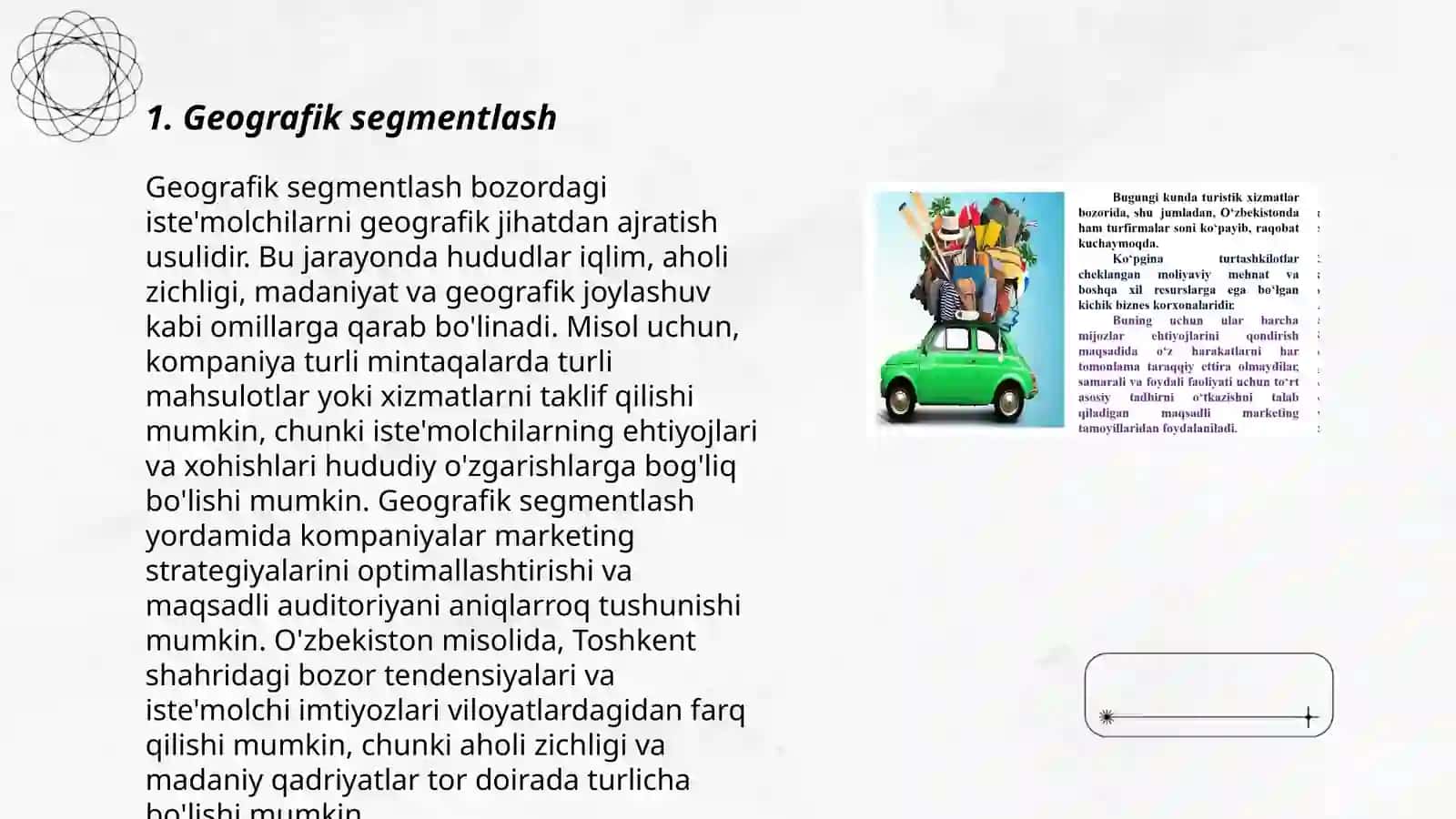Geografik segmentlash 3