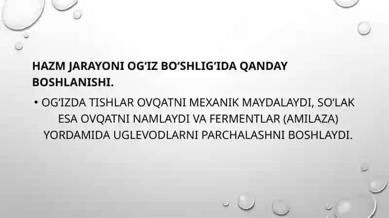 Hazimlanish jarayoning boshqariluvi 3