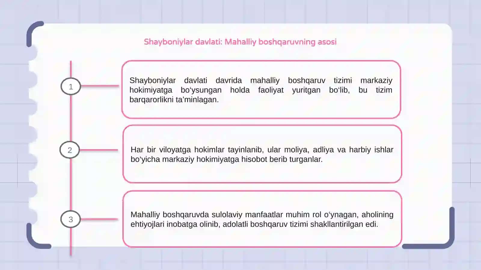 Shayboniylar davlatida mahalliy boshqaruv tizimi 3