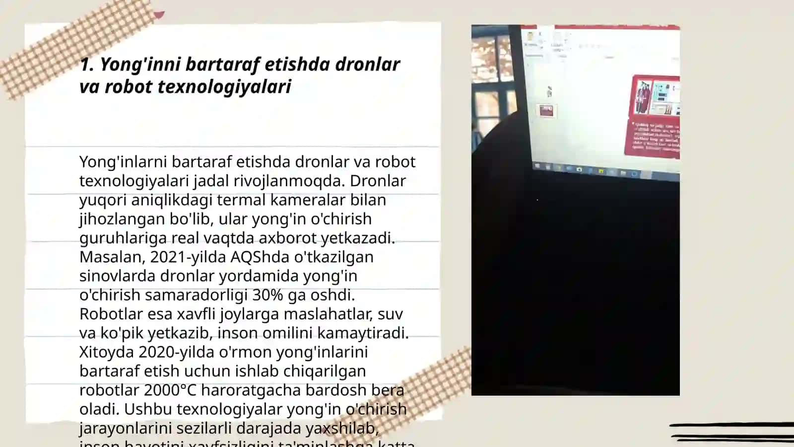 Yong'inni bartaraf etishda dronlar va robot texnologiyalari 3