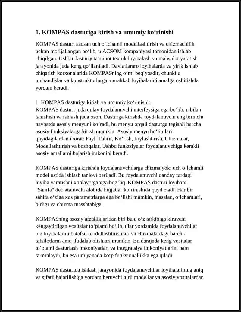 KOMPAS (ACSOM) DASTURI 3