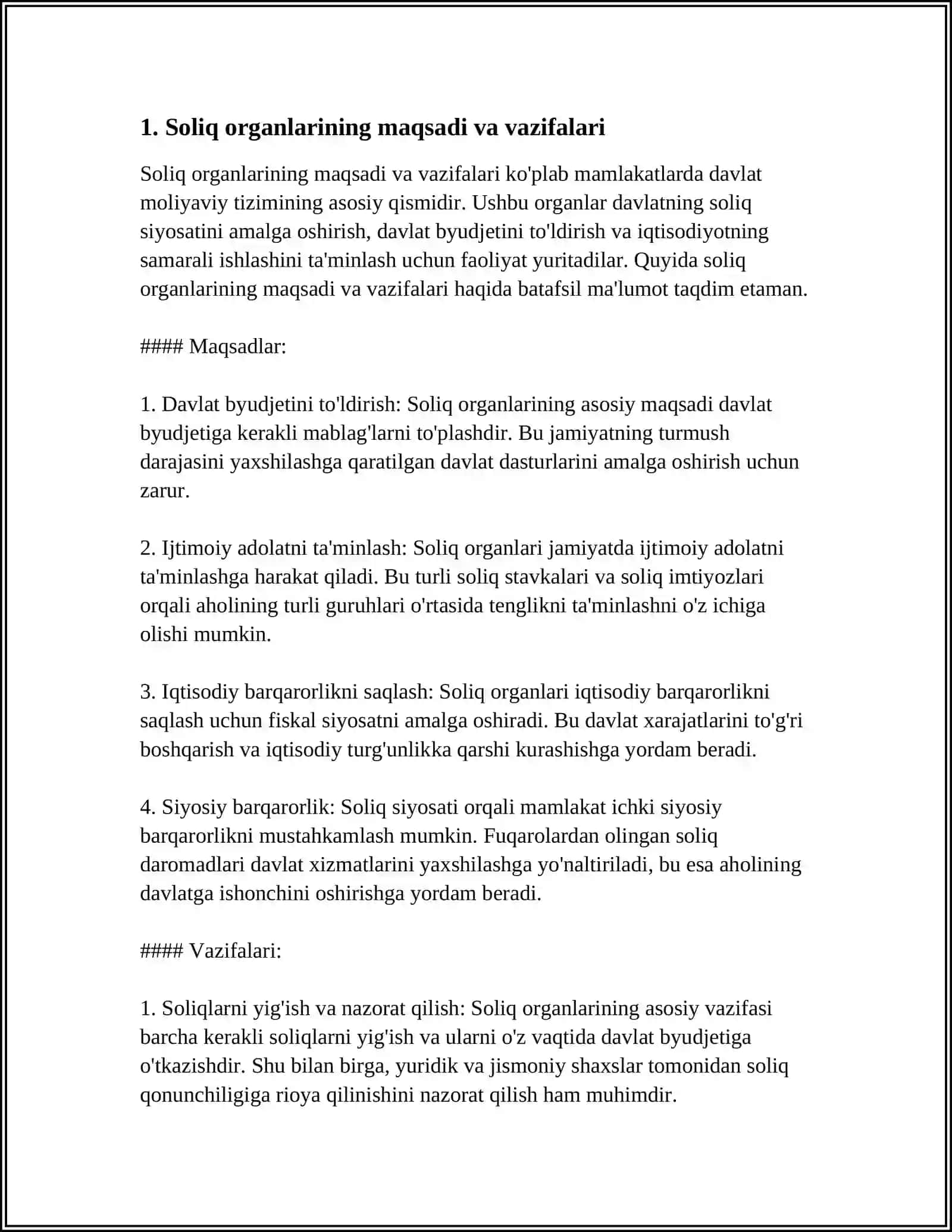 SOLIQ IDORALARIDA SOLIQ TO‘LOVCHI JISMONIY SHAXSLARNING SHAXSIY KARTOCHKALARI 3