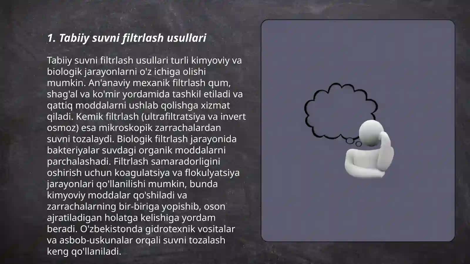Tabiiy suvni filtrlash usullari 3