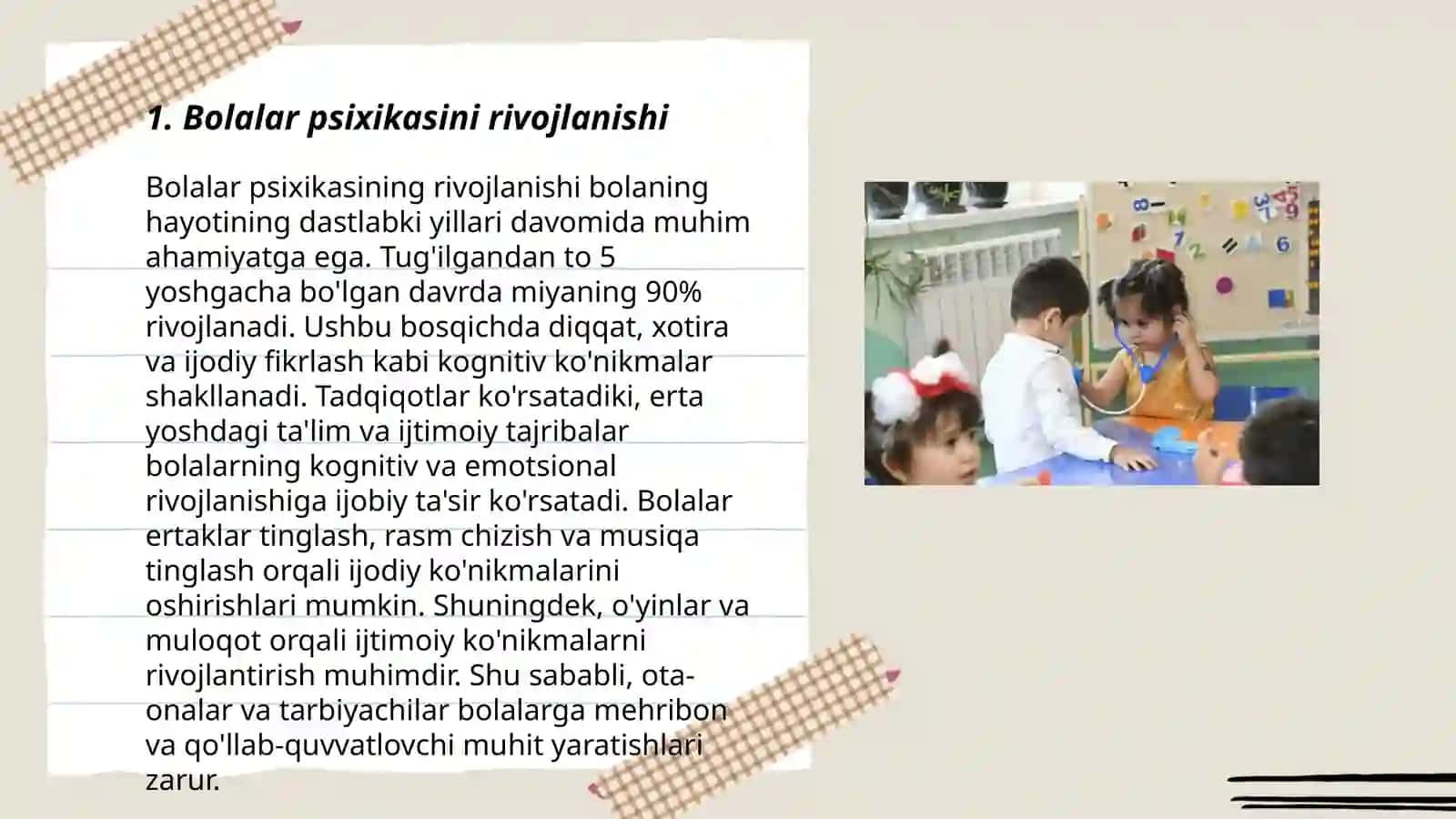 Bolalar psixikasini òrganish prinsplari 3
