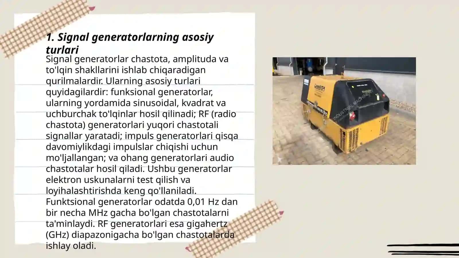 Signal generatorlar 3