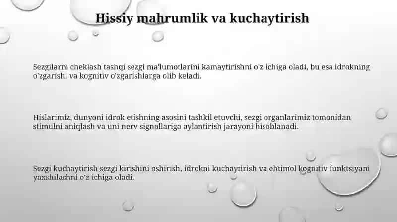Sezgilar haqida umumiy tushuncha va uning nerv-fiziologik asoslari 3