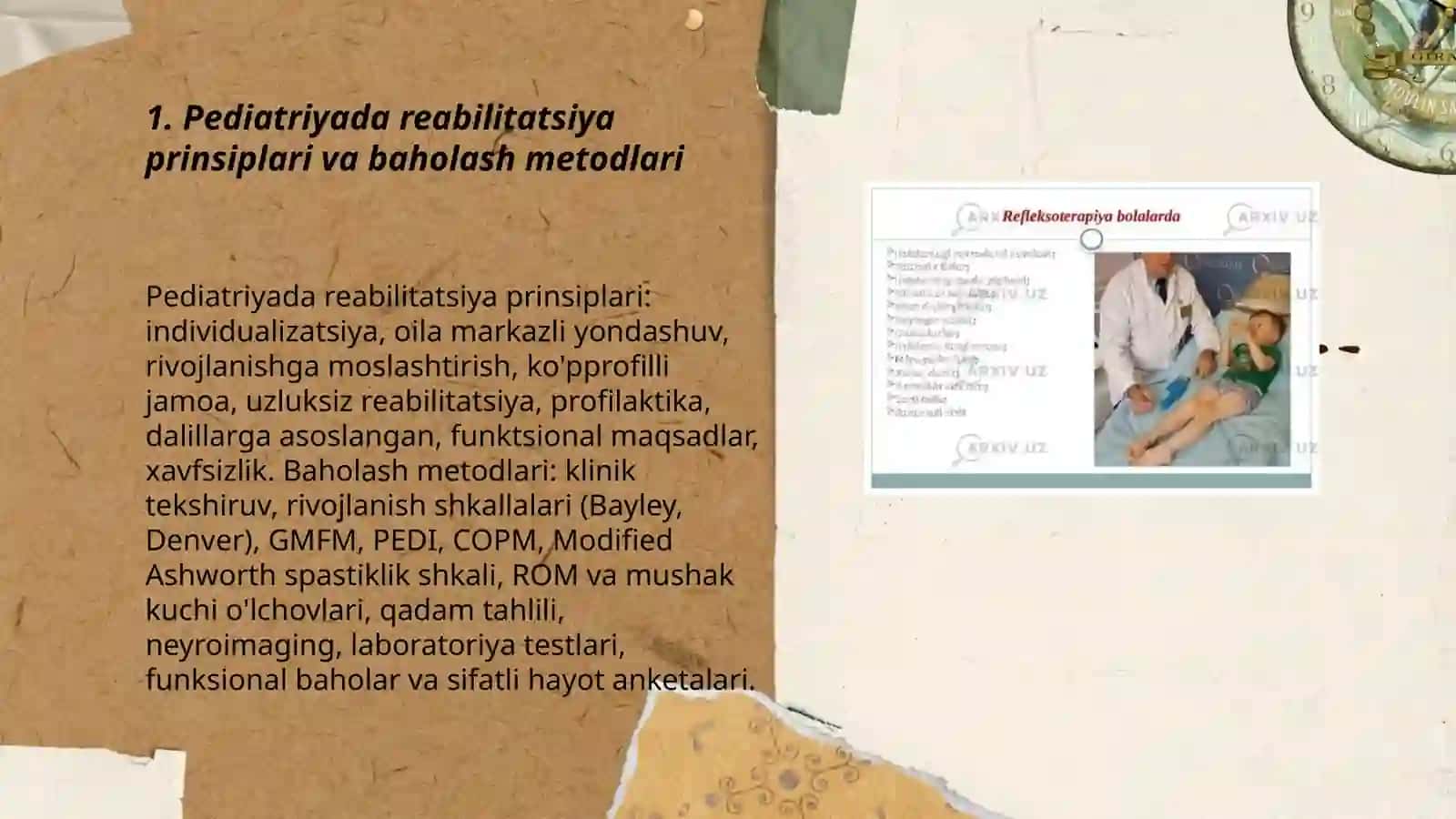 Pediatriyada tibbiy reablitatsiya usullari 3