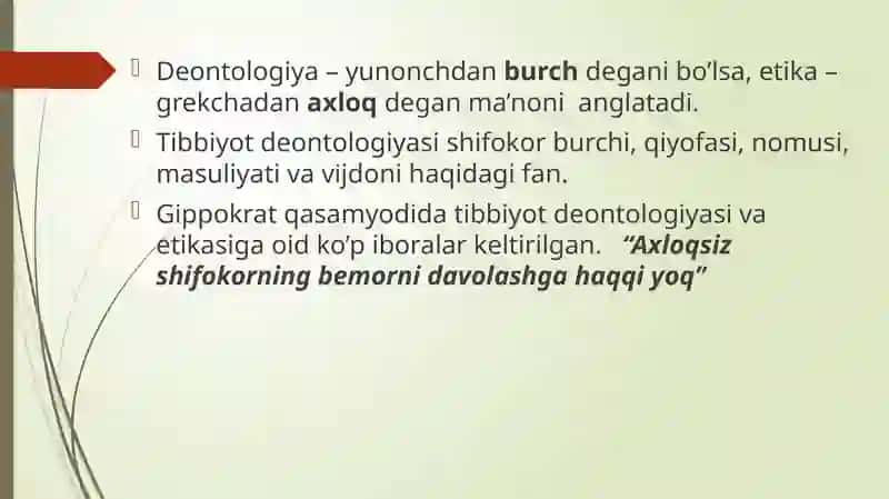 Tibbiyeti kavade ontologiya asoslari 3