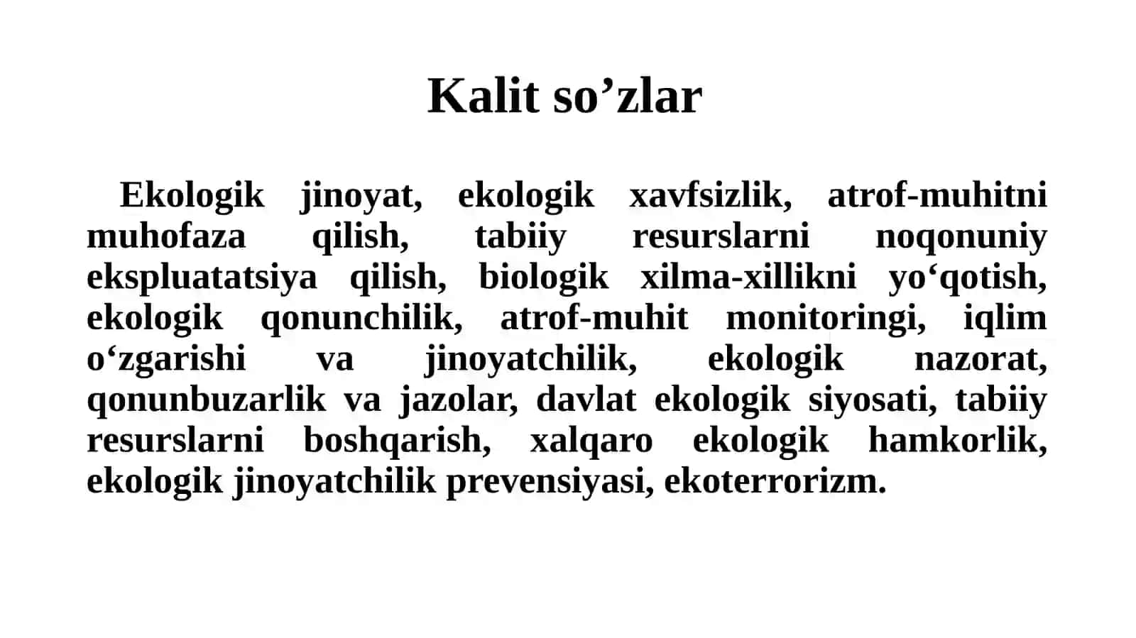 Ekologiyа sohаsidаgi jinoyаtсhilikning kriminologik tаvsifi vа oldini olis 3